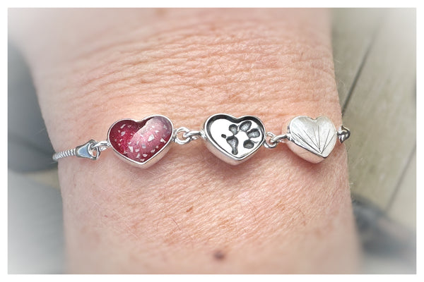 “Mo” Triple Heart Adjustable Bracelet
