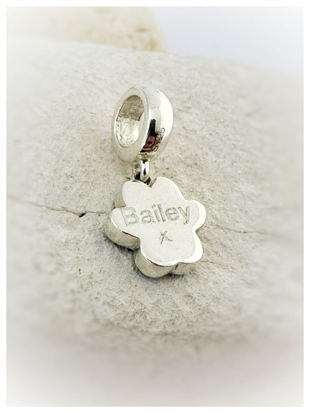 “Bobby” Paw Print Charm