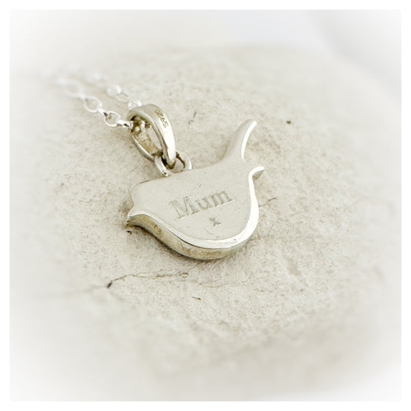 “Angela” Robin Red Breast Necklace