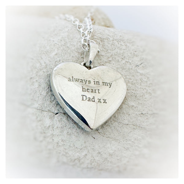 “Casey” Medium Heart Necklace