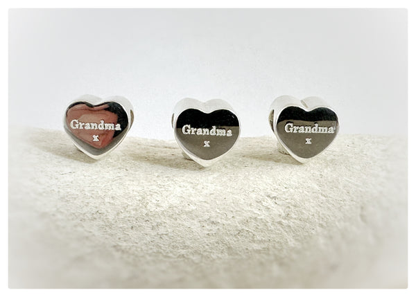 “Jim” Memorial Heart Charms