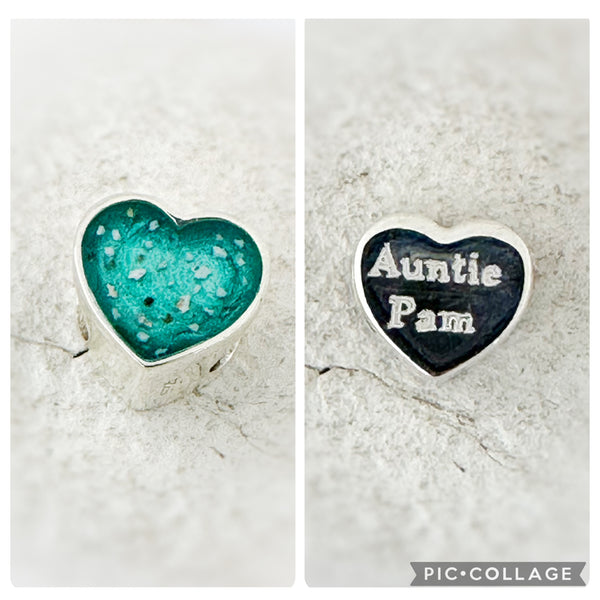 “Jim” Memorial Heart Charms