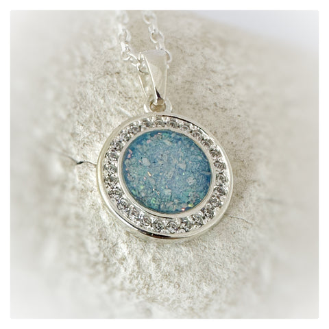 “Mandy” CZ Halo Necklace