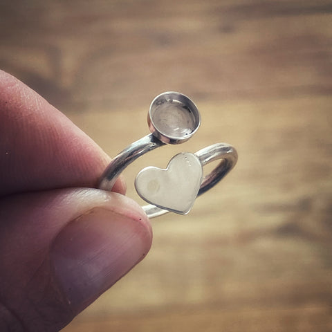 Adjustable Heart Ring (to fit J,K,L)