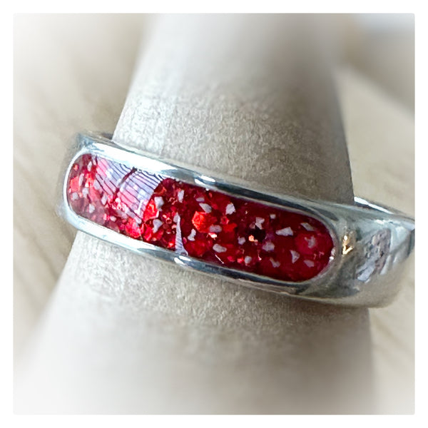 “Fiona” 6mm Silver Front Channel Ring