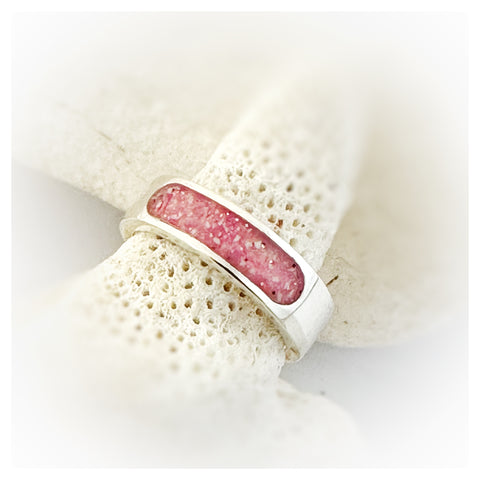 “Fiona” 6mm Silver Front Channel Ring