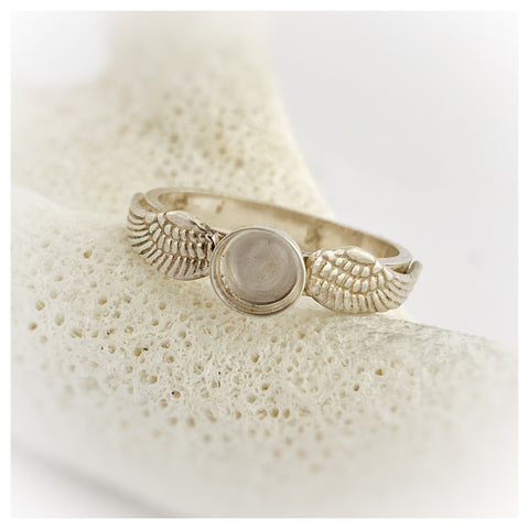 Angel Wing Ring Size N
