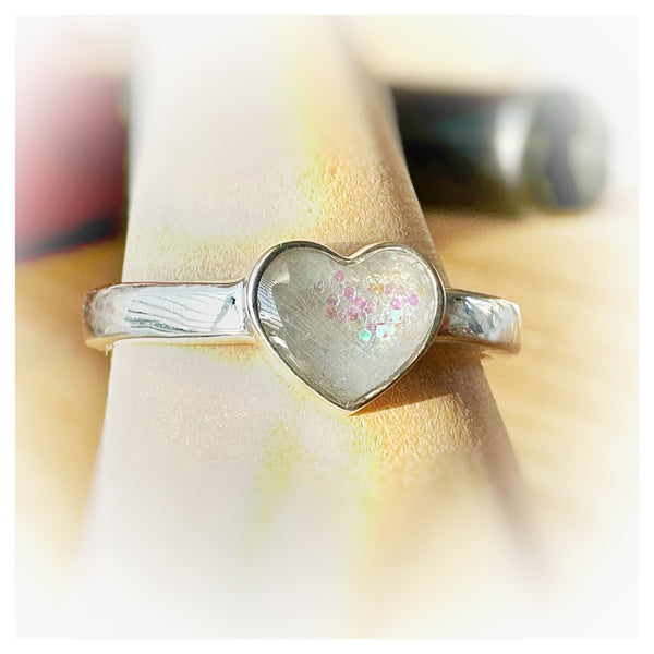 “Hayley” Heart Ring