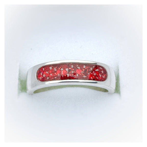 “Fiona” 6mm Silver Front Channel Ring