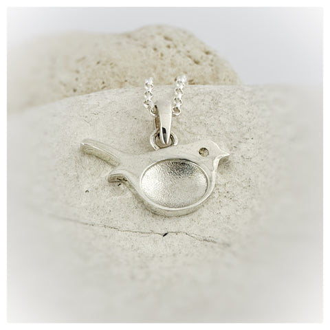 Silver Robin Necklace
