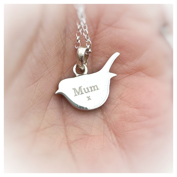 “Angela” Robin Red Breast Necklace
