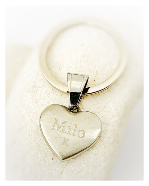 “Bailey” Paw Print Keyring/Necklace