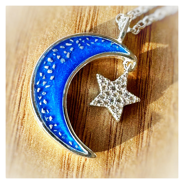 “Michael” Moon & Star Necklace