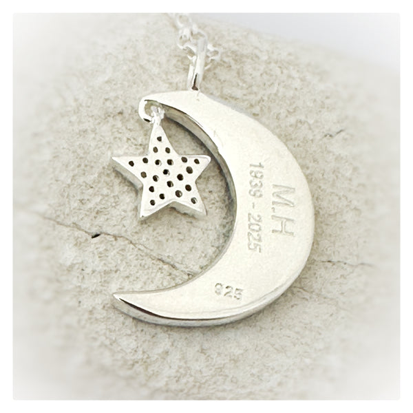 “Michael” Moon & Star Necklace
