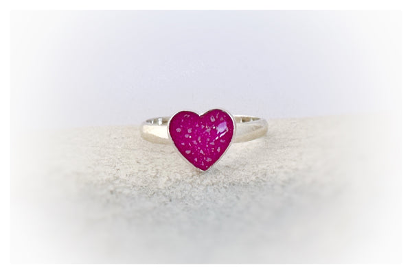 “Pamela” Memorial Heart Ring