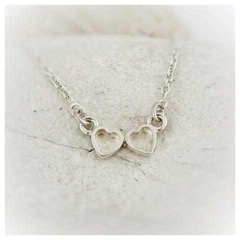 Tiny Hearts Dainty Necklace