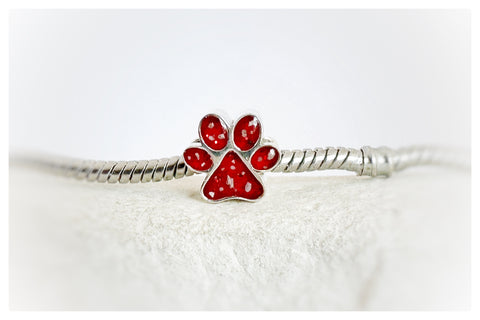 “Jazz” Paw Print Memorial Charm