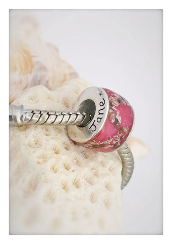 “Jane” Memorial European Channel Bead