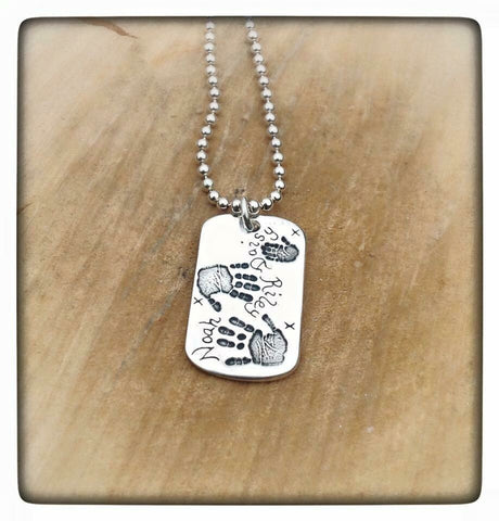 Hand/Foot/Paw Print Dog Tag