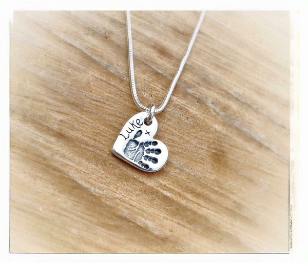 Small Hand/Foot/Paw Print Pendant / Necklace