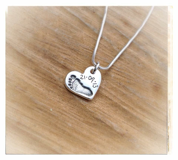 Double Sided Hand/Foot/Paw Print Charm  (to fit Pandora)