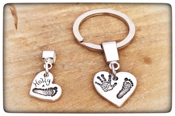 Medium Hand/Foot/Paw Print Keyring