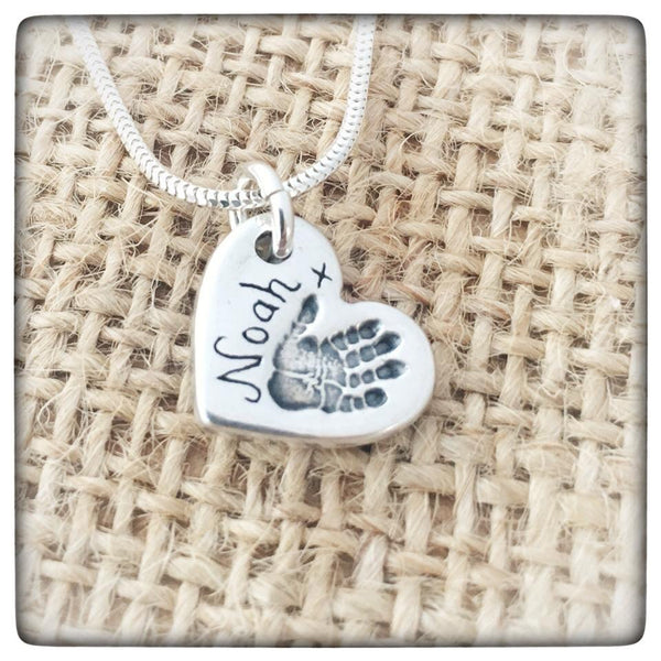 Small Hand/Foot/Paw Print Pendant / Necklace