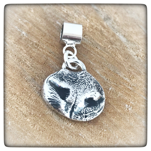 Sterling Silver Cat Nose Charm