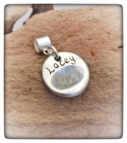 Fingerprint Charm (to fit Pandora)