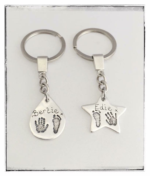 LARGE Hand/Foot/Paw Print Keyring