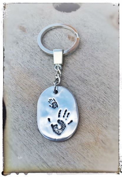 Extra Large Hand/Foot/Paw Print Pendant / Necklace
