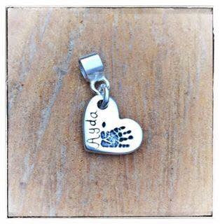 Hand/Foot/Paw Print Charm  (to fit Pandora)