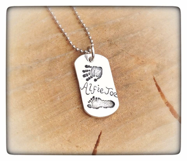 Hand/Foot/Paw Print Dog Tag