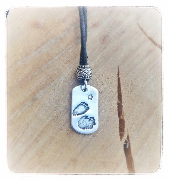 Hand/Foot/Paw Print Dog Tag