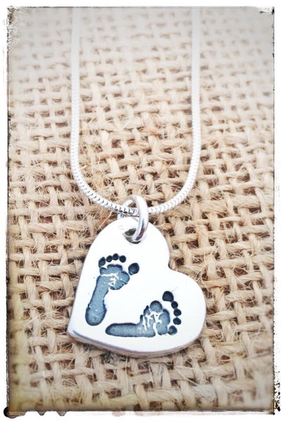 Medium Hand/Foot/Paw Print Pendant / Necklace