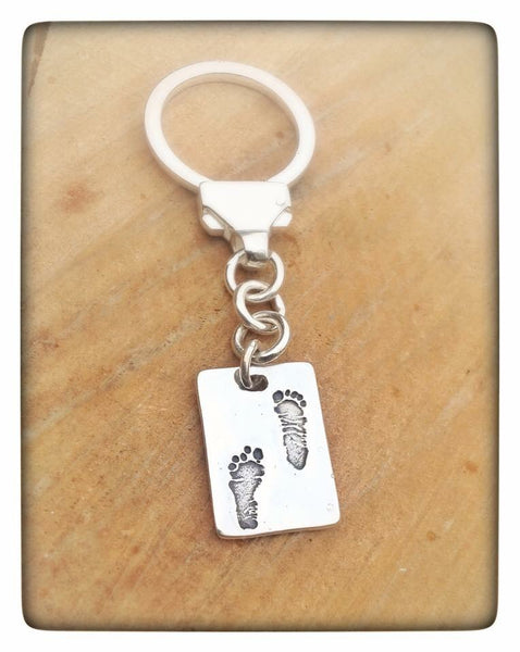 Medium Hand/Foot/Paw Print Keyring