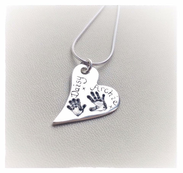 Large Hand/Foot/Paw Print Pendant / Necklace