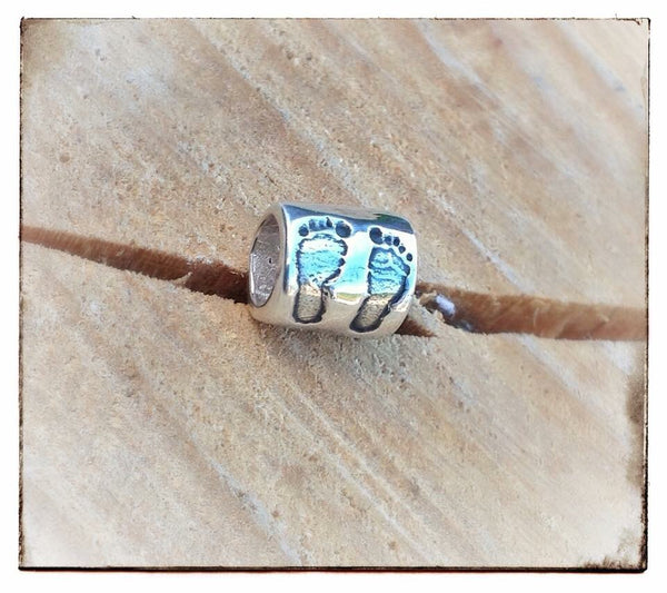 Hand/Foot/Paw Print Barrel Bead