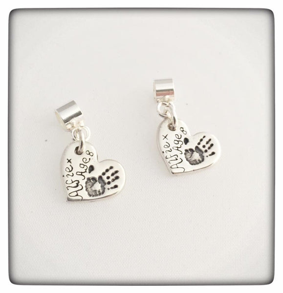 Hand/Foot/Paw Print Charm  (to fit Pandora)