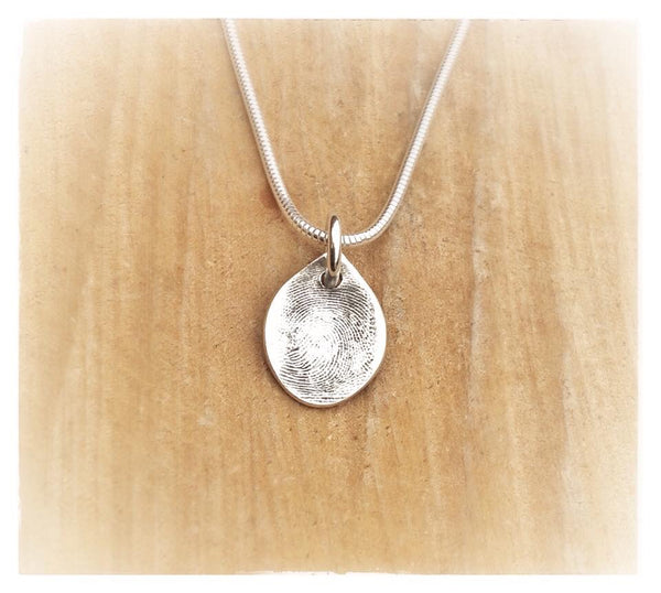 Small Fingerprint Pendant / Necklace